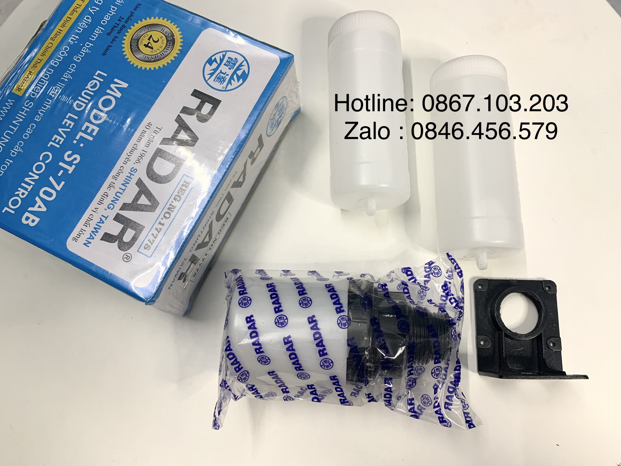 Phao điện radar bơm nước tự động