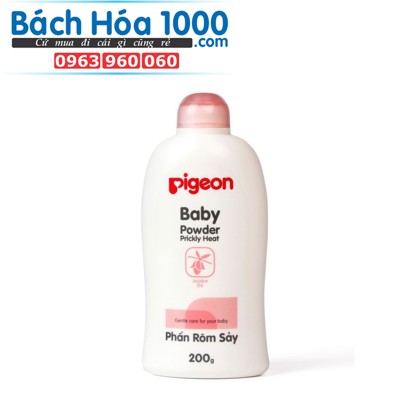 Phấn rôm sẩy Pigeon Baby Powder Prickly Heat 200g