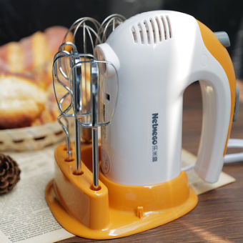 Máy trộn bột đánh trứng, Máy đánh bột mì, Máy nhồi bột bear - Máy Đánh Trứng Cầm Tay Netmego N38D 300W, 5 Cấp Độ, Vận Hành Êm Ái - Bảo Hành 1 Đổi 1 bởi DMX