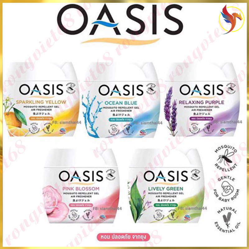 [HCM]Sáp thơm đuổi muỗi OASIS thái lan 180 gam giúp thơm phòng vừa chống muỗi bảo vệ sức khỏe cho cả gia đình