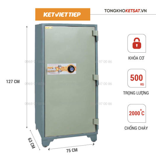 Két sắt ngân hàng BMEC K650 Khóa cơ đổi mã nặng 350kg cỡ lớn bảo mật tốt độ chống cháy cao bảo hành 5 năm (miễn phí giao hàng)