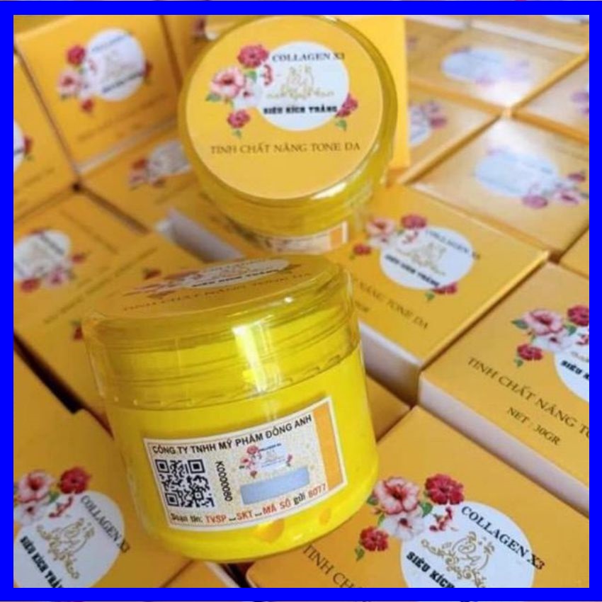 Kích trắng Collagen X3 trắng da mờ thâm nám- Giá Sỉ