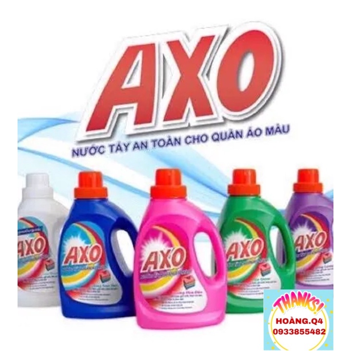 Nước tẩy áo màu Axo 800ml cam kết hàng chính hãng 100%