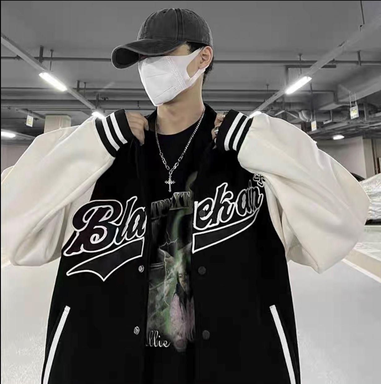 Áo Khoác Dù Bomber Nam Nữ Big Size XL, XXL Thêu Blackaii Hot Trend