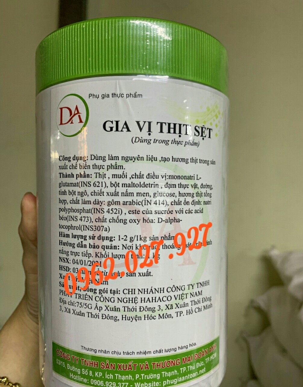 Hương thịt heo sệt/ Gia vị thịt sệt/ Hương chả lụa, giò lụa