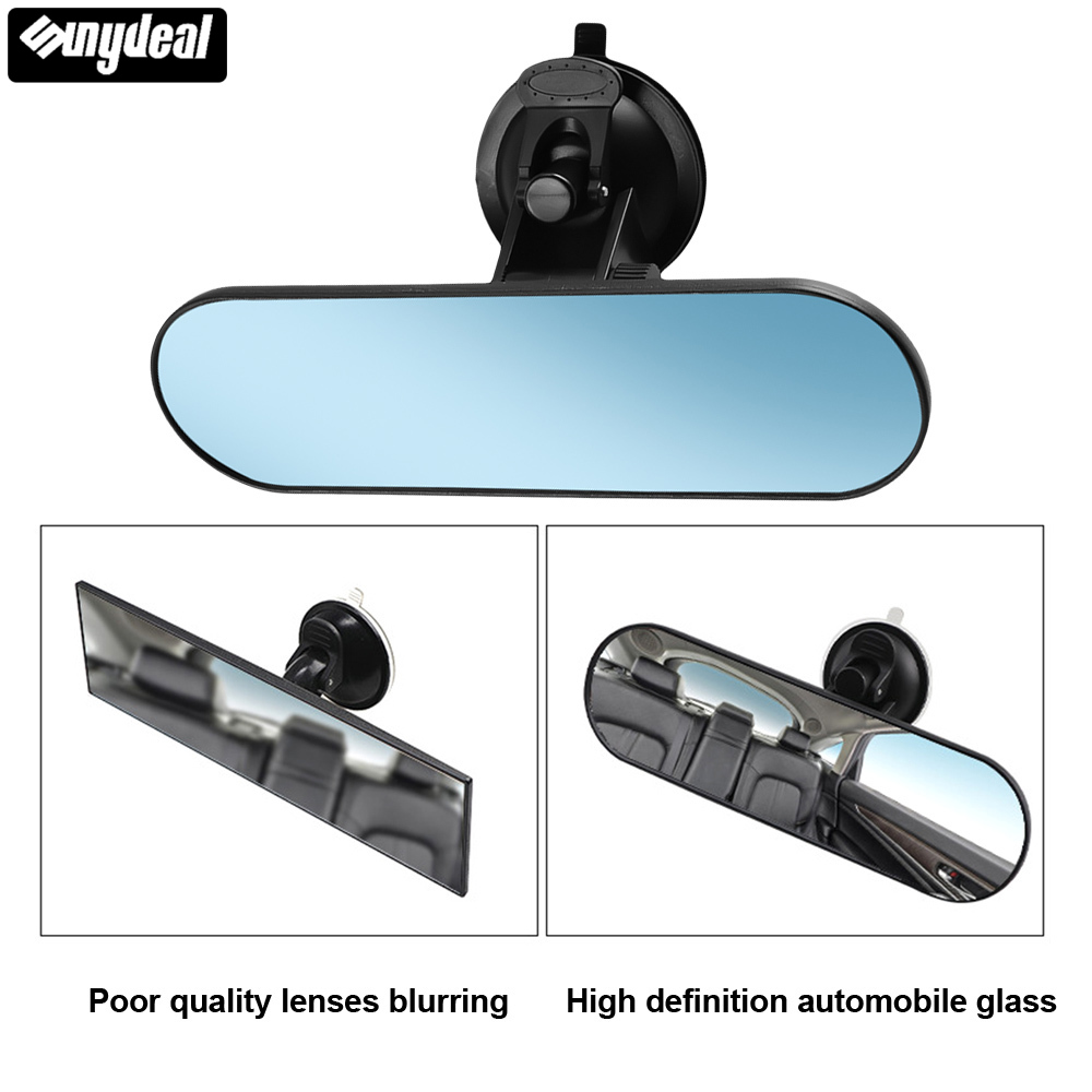 【Sunydeal】Universal Gương Chiếu Hậu Xe Hơi Điều Chỉnh Được 360 Độ Kèm Cốc Hút Gương Chiếu Hậu Nội Thất Xe Hơi Cho Xe Tải Ô Tô