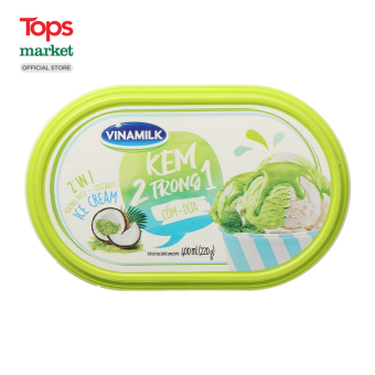 Kem Vinamilk 2 Trong 1 Vị Cốm Dừa 400Ml - Siêu Thị Tops Market