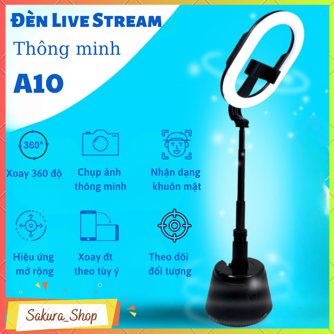 Đèn Livestream Đa Năng - Đèn Livestream gấp gọn để bàn - Đèn livestreams bán hàng quay video quay ti