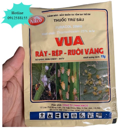 Vua Trừ Rầy Rệp 25wp (gói 15g)