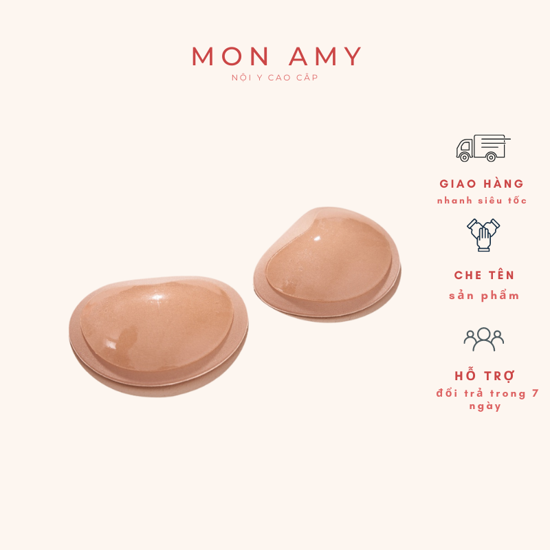 Một đôi miếng dán , độn ngực hình tim mon amy siêu nâng ngực