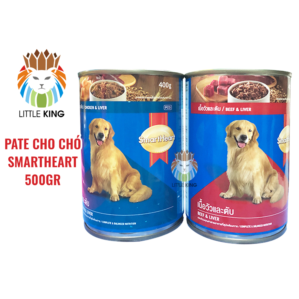 Thức ăn cho chó Pate Smartheart lon 400gr - Little King pet shop