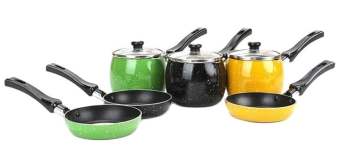 Bộ nồi chảo chống dính Supor T0305/ Nồi 10cm + Chảo 12cm