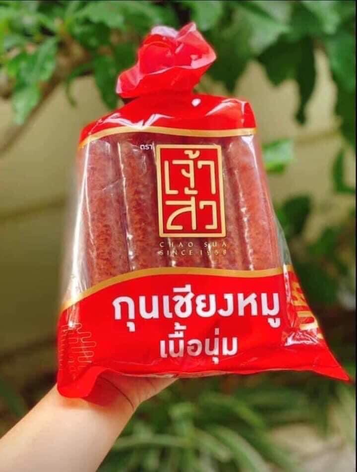 Lạp xưởng Chao Sua Thái Lan gói 900gr ăn là nghiền