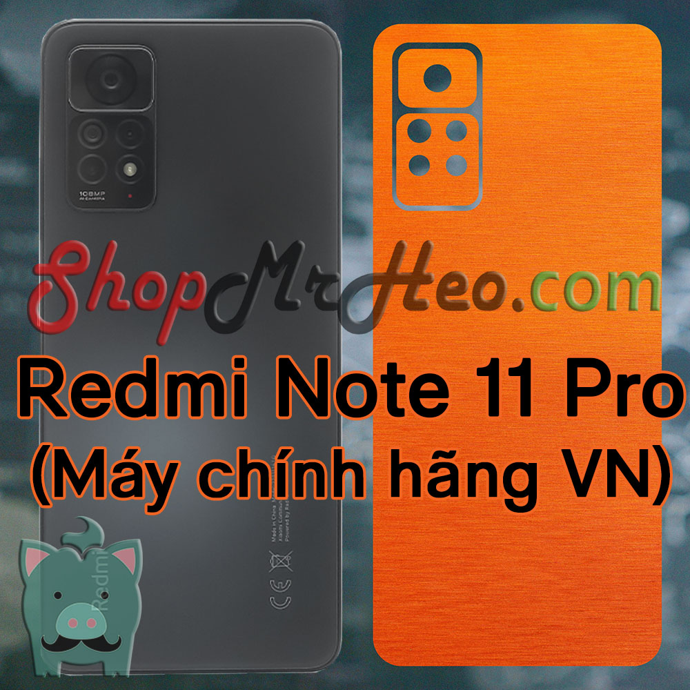 Dán skin màu mặt sau lưng nhôm xước xiaomi redmi note 11 pro - redmi note 11s - redmi note 11 4g - redmi note 11 5g - poco m4 pro 5g