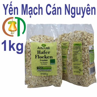 1Kg Yến Mạch Hafer Flocken, Date Mới, Thích Hợp Nấu Cháo Cho Bé, Làm Ngũ Cốc, Sữa Yến Mạch