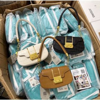 Túi xách nữ nội địa trung Vân da rắn khoá bấm hot trend 2023  - NUDDO FASHION