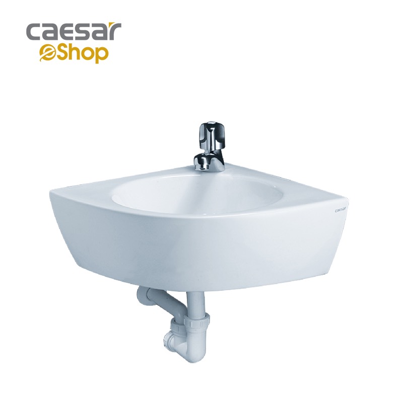Lavabo treo góc nhỏ nhắn, xinh xắn caesar l2014 - hàng chính hãng