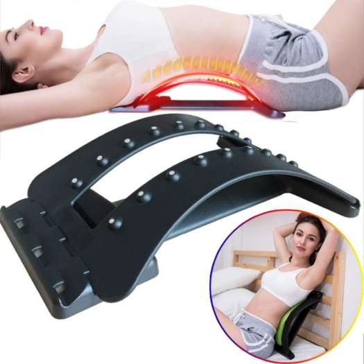 Dụng Cụ Massage Lưng Giảm Đau Cột Sống, Khung Nắn Chỉnh Cột Sống, Khung Định Hình Cột Sống Thoát Vị Đĩa Đệm, Chống Đau Thắt Lưng, Gù Lưng, Dụng Cụ Mát Xa Bấm Huyệt Giảm Đau Lưng