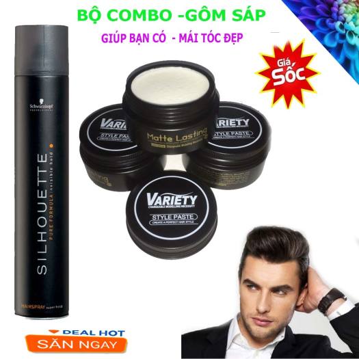 GÔM SÁP GIÁ RẺ,SÁP VUỐT TÓC CHO NAM,COMBO SÁP -GÔM XỊT TÓC CAO CẤP,tạo nếp tốt, giữ nếp lâu, hương thơm dịu và dễ tan trong nước.SẢN PHẨM MỚI