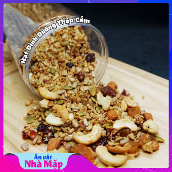 Hạt Dinh Dưỡng Ngũ Cốc Giảm Cân Ăn Kiêng Mix Thập Cẩm Organic Ăn Liền Hủ Pet 500g