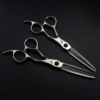 Kéo cắt tóc Freelander FR550 thép đục trơn