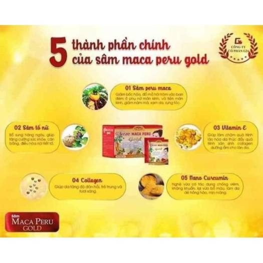 Sâm Maca Peru Gold