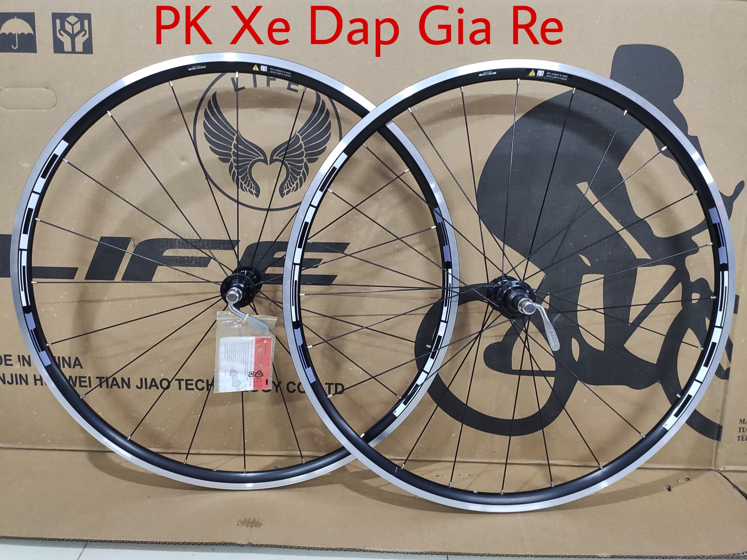 Vành xe đạp 700c shimano wh-r501 chính hãng, vành xe đạp road, touring cao cấp