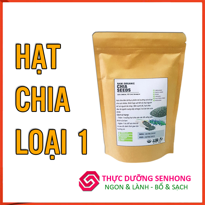 Hạt chia đen loại 1 (250gr) Xuất xứ Argentina