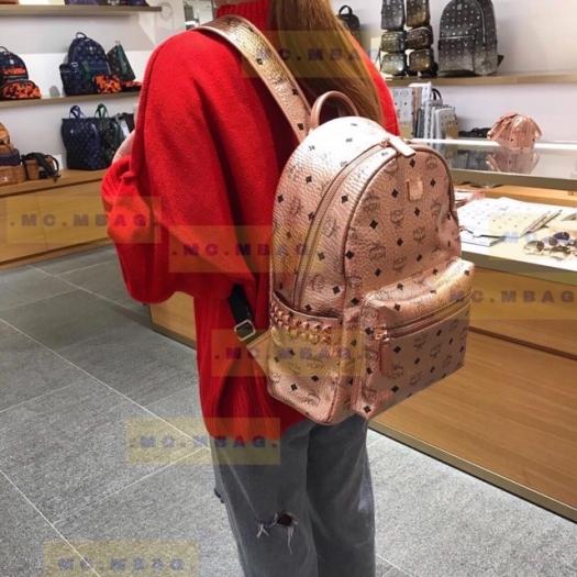 BALO MCM SIZE 40 - Xám Bạc