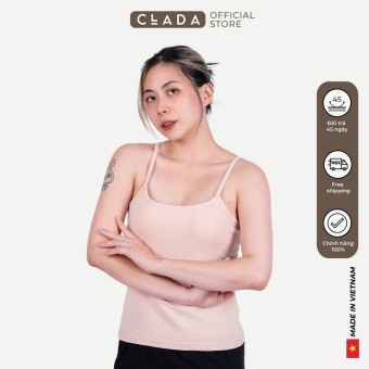 Áo ba lỗ nữ thương hiệu CLADA - Hồng
