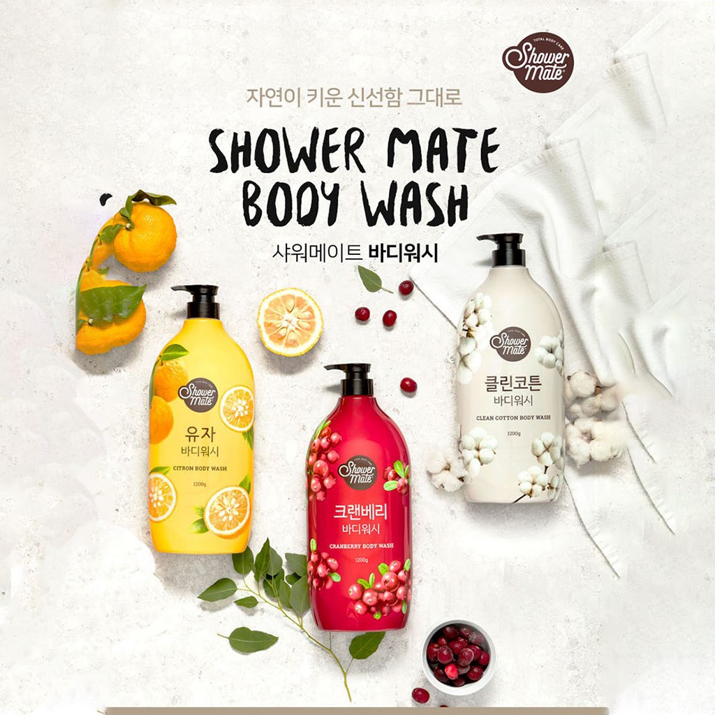 Shower Mate Cranberry Body Wash 1200G
