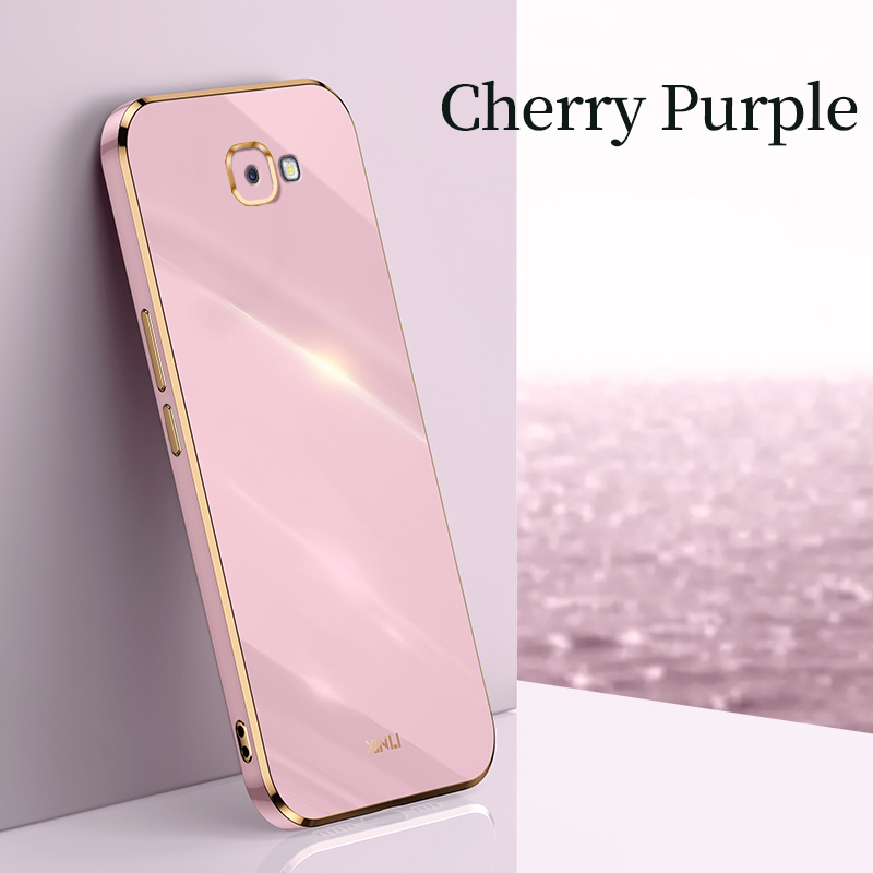 YBD Ốp Điện Thoại Mạ Cho Samsung Galaxy J6 Plus J6 + J7 Prime J4 Plus J4 + J2 Prime Ốp Bảo Vệ Máy Ản