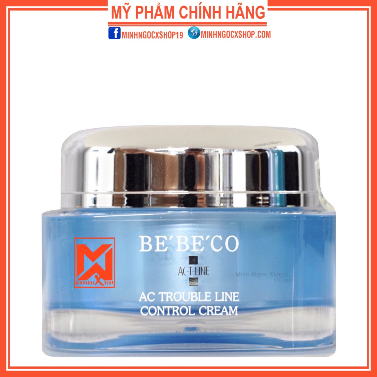 Kem dưỡng da Bebeco kem dưỡng da ngăn ngừa mụn Bebeco Ac Trouble Line Control Cream 50ml