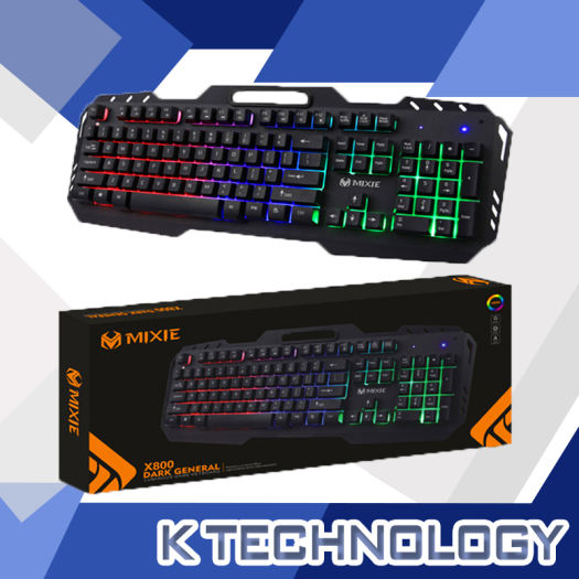 BÀN PHÍM GAMING LED MIXIE X800 BÀN PHÍM CHƠI GAME BÀN PHÍM GIẢ CƠ