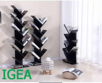 Kệ để sách chéo xương cá 7-9-11 tầng