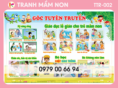 Decal mầm non-GÓC TUYÊN TRUYỀN -002
