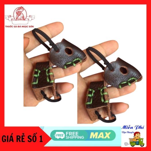 Bịt Mỏ Vần Gà Chọi 2 Cái  X5 Thái Lan Bịt Mỏ Da Dầy Dặn Khâu Chắc Chắn Tiện Lợi Khi vần gà.