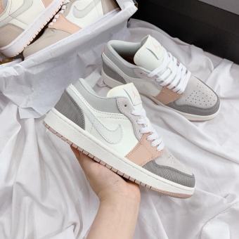 Giày Sneaker Jordan 1 Milan màu hồng đất, Giày thể thao Jordan 1 Low Milan cổ thấp siêu đẹp Low Full Phụ Kiện