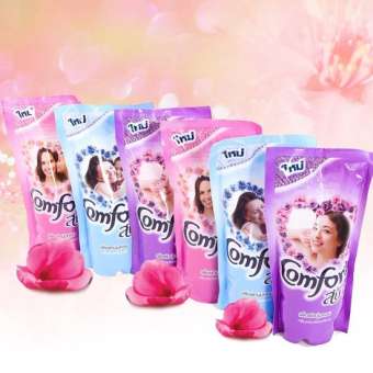 Combo 6 gói Nước xả vải Comfort Thái 580ml/gói hương thơm dịu nhẹ, có thể dùng cho giặt tay và giặt máy