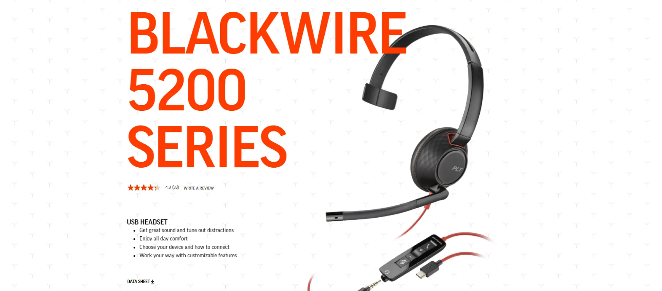 poly quick start blackwire 5200