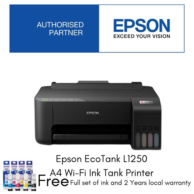 Máy in màu wifi epson l1250 , kèm mực in