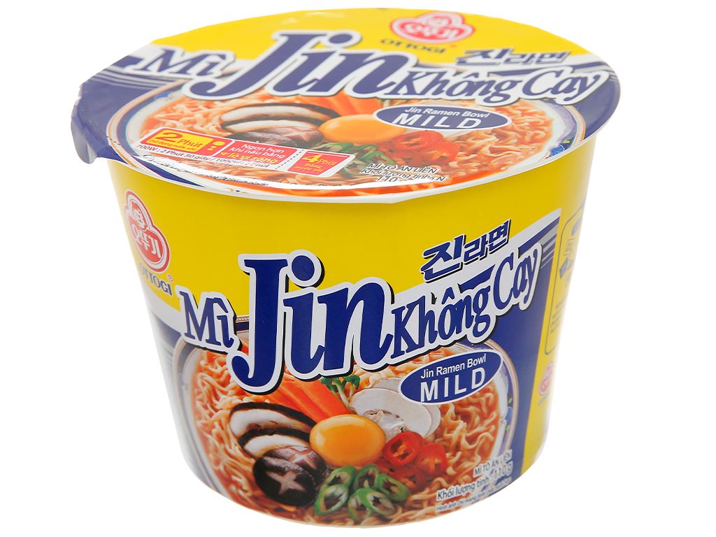 Mì jin không cay ottogi tô 110g