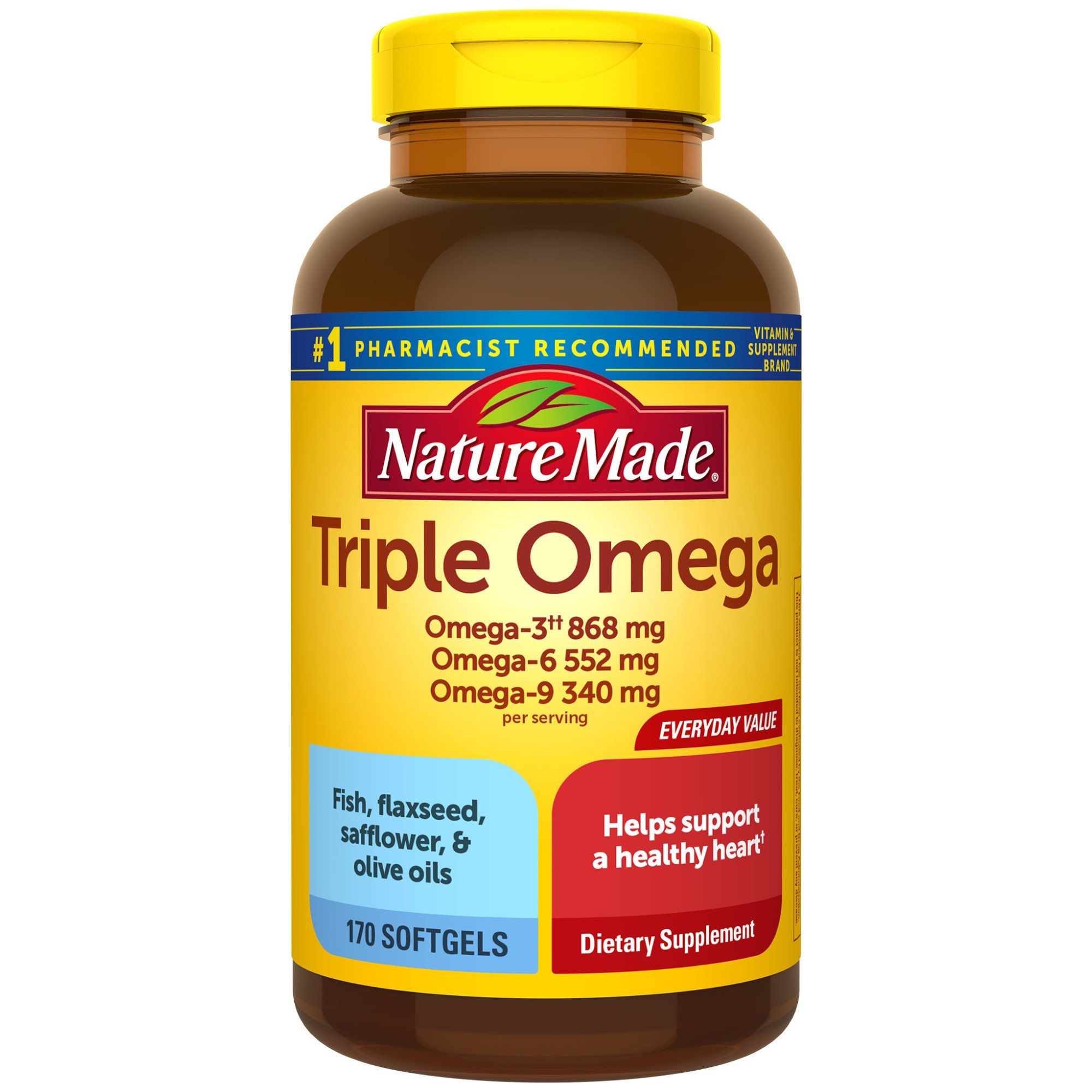 Viên Uống Nature Made Triple Omega 3-6-9 170 viên