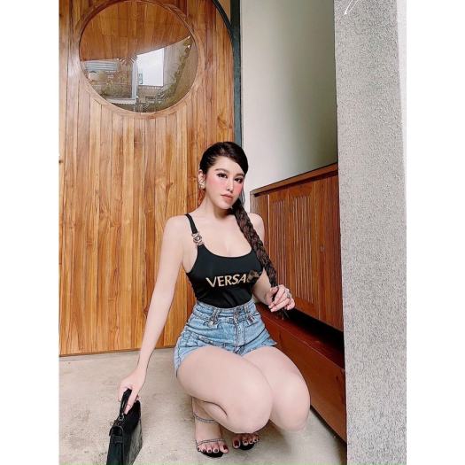 Áo 2 Dây Chốt Sắt In Chữ_Shop Thủy Tiên LZD