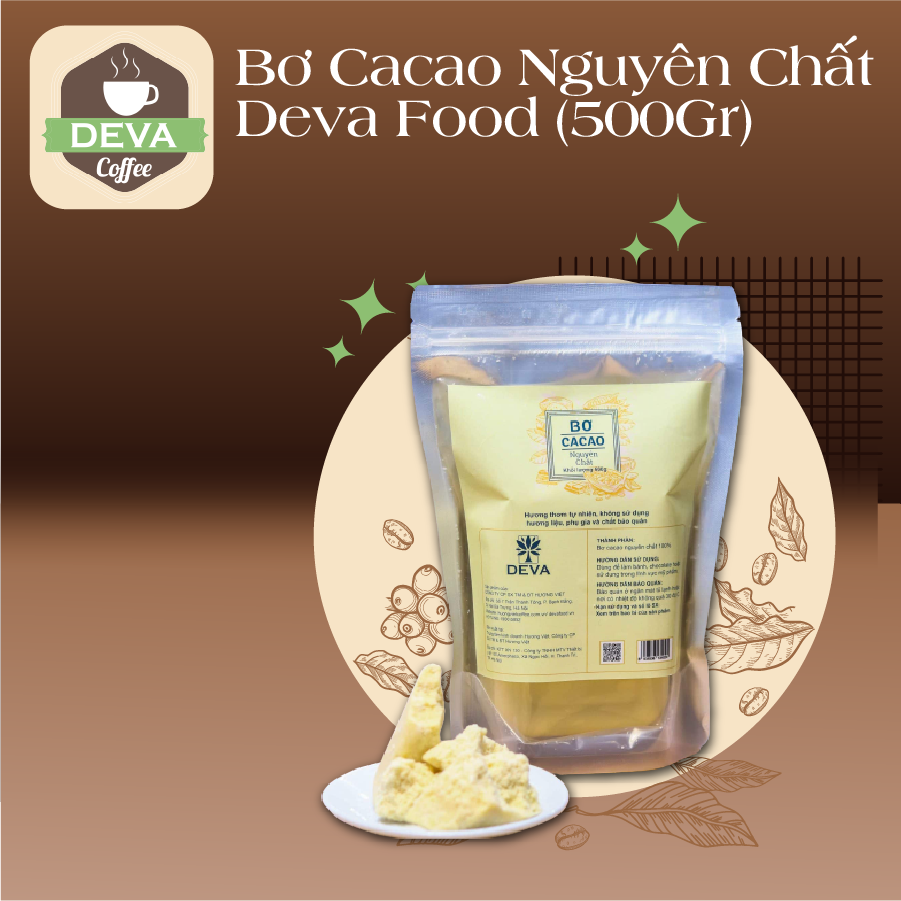 Bơ Cacao Nguyên Chất ( Cocoa Butter)-500gr