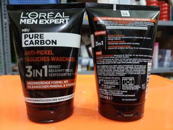 Sữa rửa mặt Loreal Men Expert Pure Carbon mẫu mới của Đức
