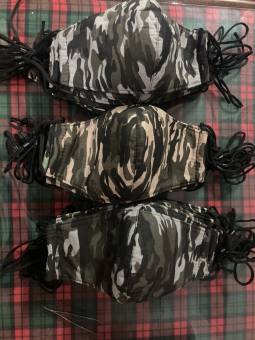 Khẩu trang rằn ri, 3 lớp, hàng đẹp