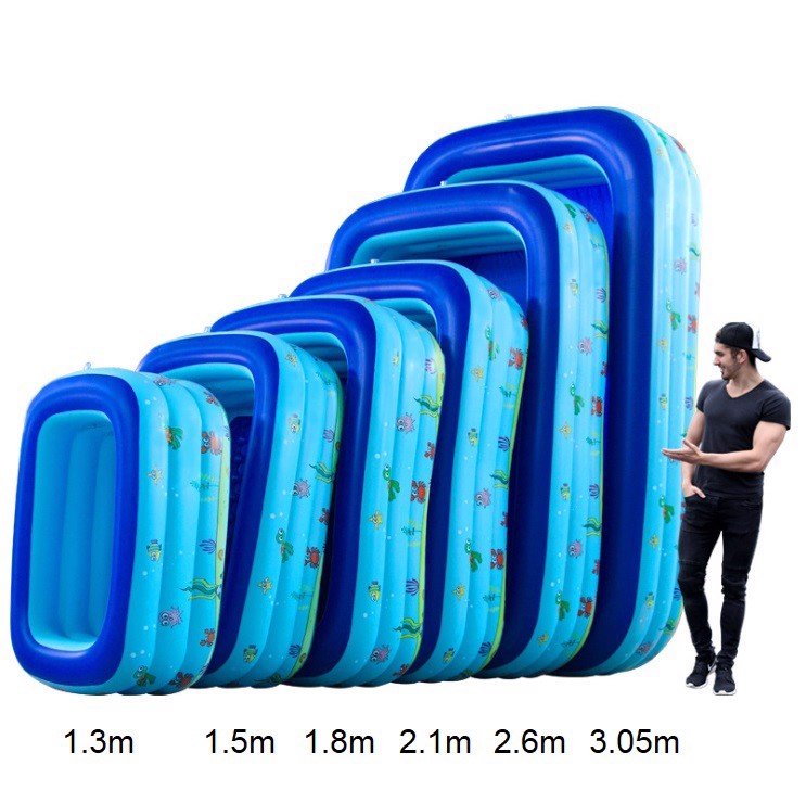 Hồ bơi KAW, Bể bơi 3 tầng 1m2, 1m35, 1m5, 1m8, 2m1 … Kiosi K69 -  Thiết kế đẹp, thành bể dày, 2 lớp chống trơn trượt - An toàn cho bè, bảo hành 1 đổi 1