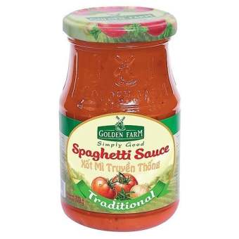 Xốt cà chua mì Ý Spaghetti truyền thống Golden Farm 370g