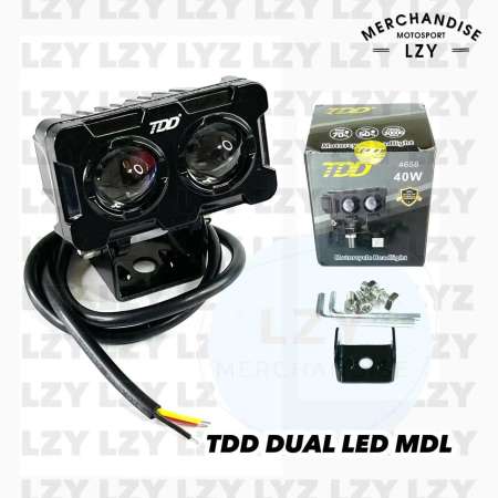 TDD 40W Dual LED Mini Driving Light for Motorcycles
